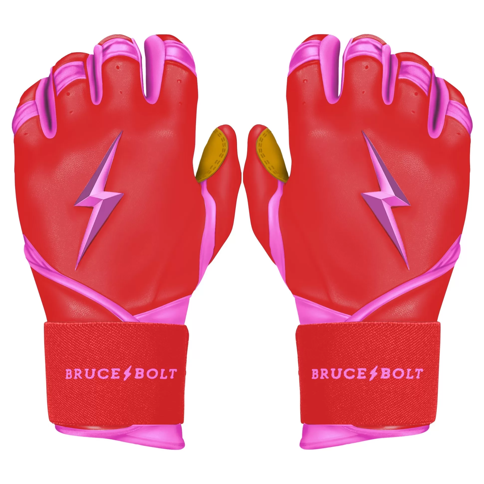 BRUCE BOLT Batting Gloves | Bader Series Long Cuff Batting Gloves