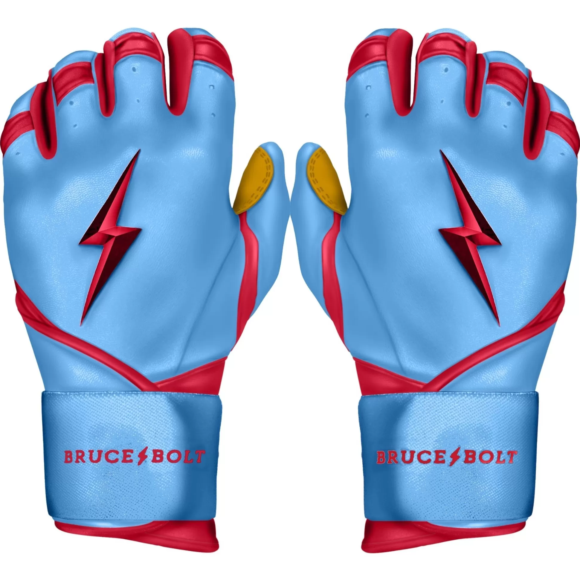 BRUCE BOLT Batting Gloves | Bader Series Long Cuff Batting Gloves