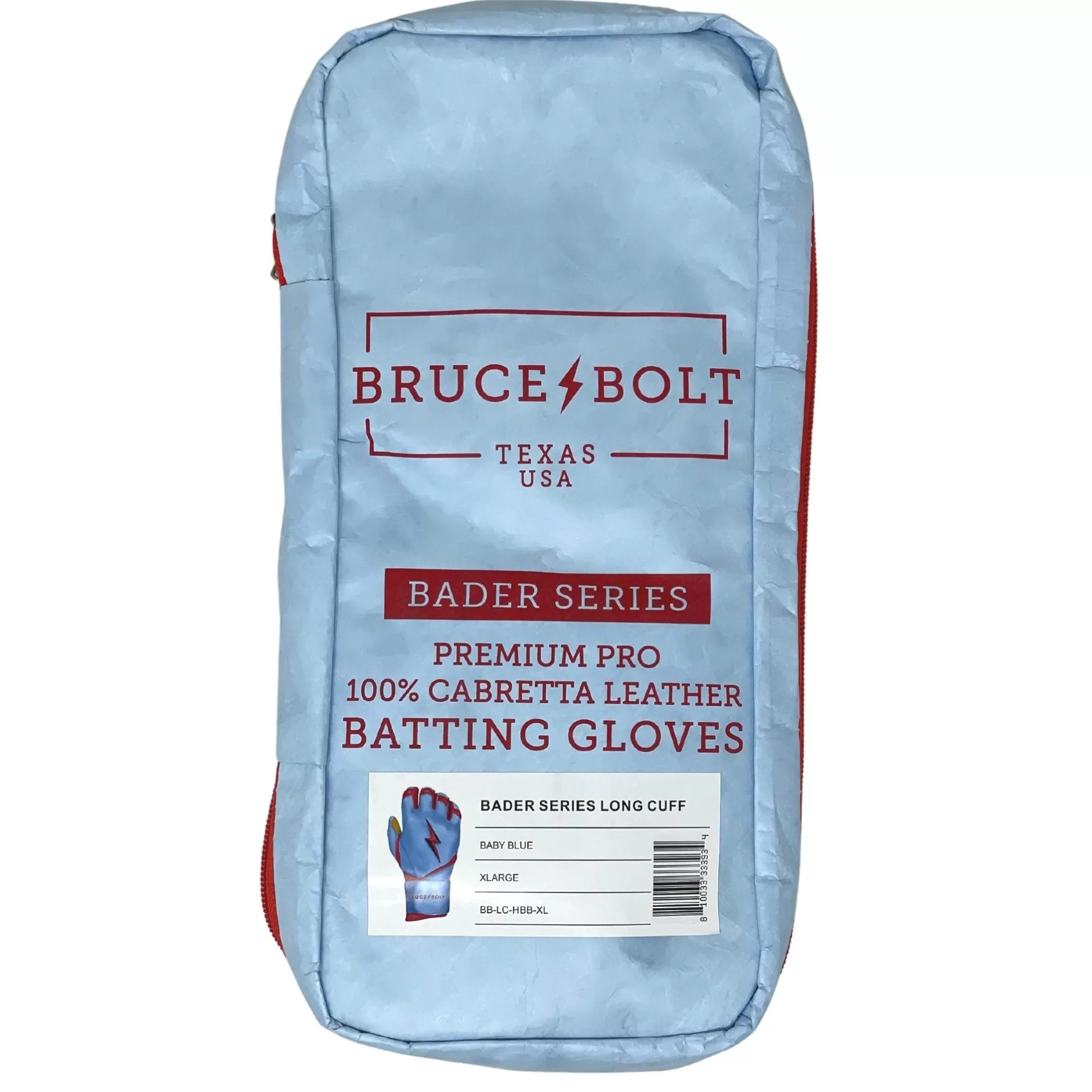 BRUCE BOLT Batting Gloves | Bader Series Long Cuff Batting Gloves