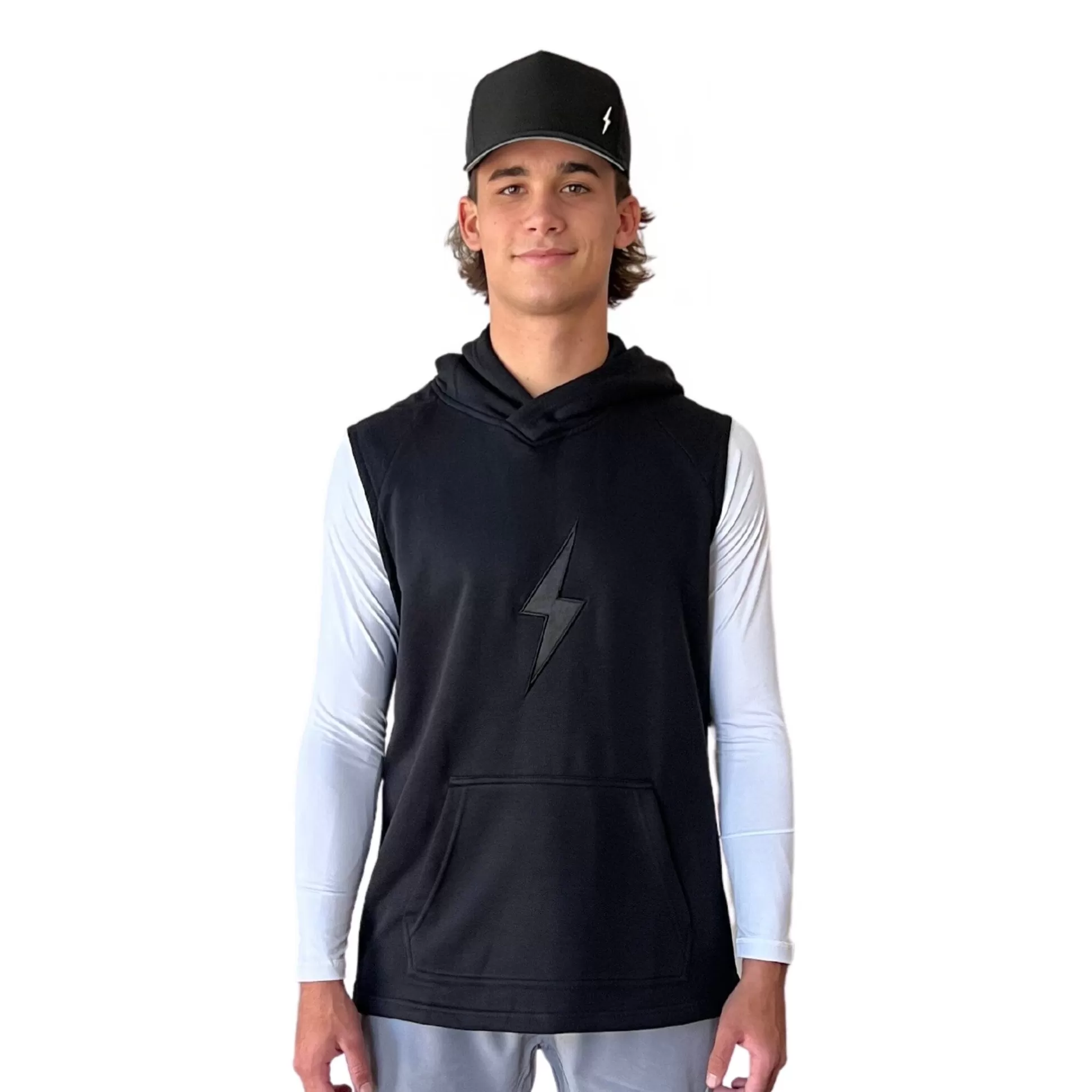 BRUCE BOLT Hoodies | Bolt Sleeveless Hoodie