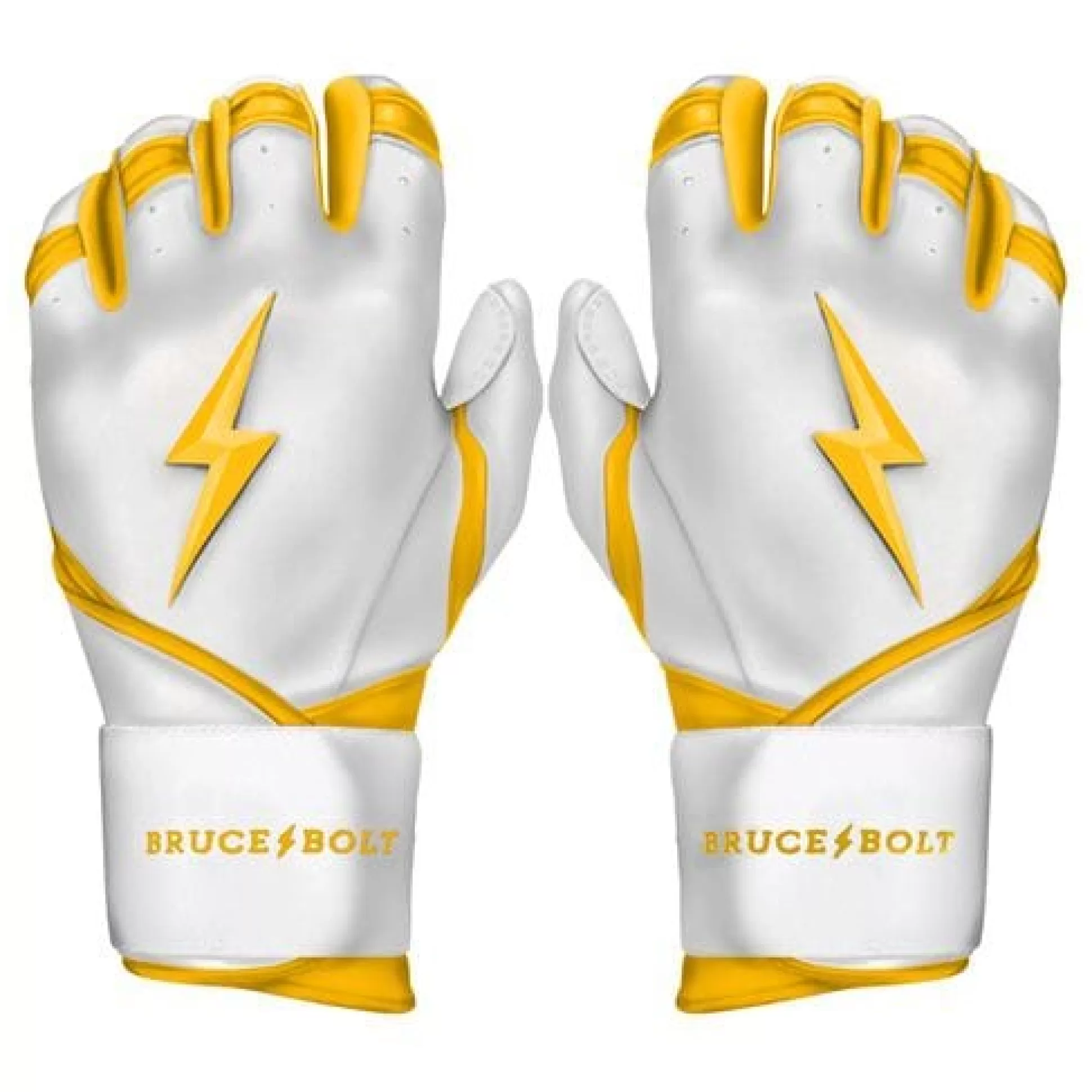 BRUCE BOLT Batting Gloves | Chrome Series Long Cuff Batting Gloves