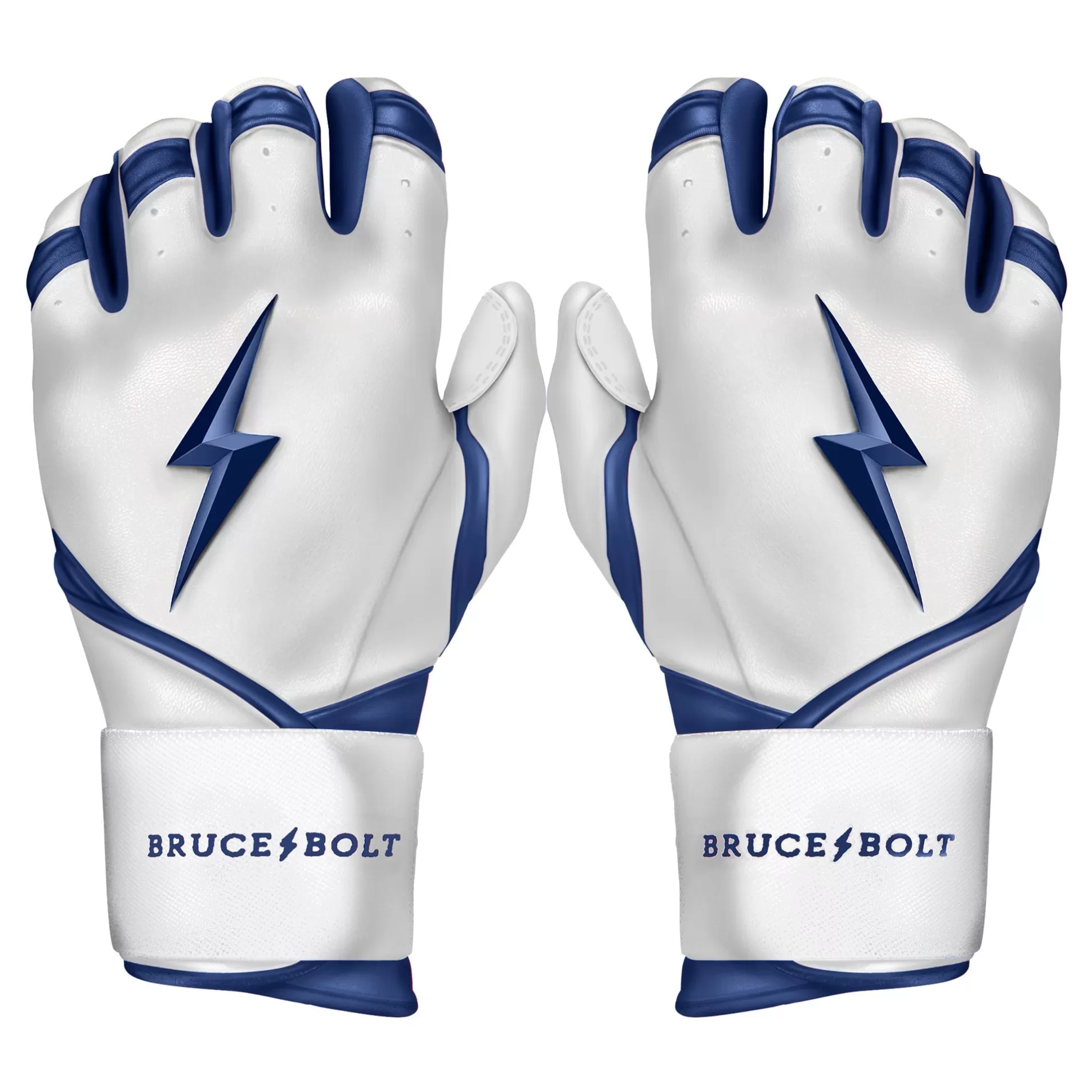 BRUCE BOLT Batting Gloves | Chrome Series Long Cuff Batting Gloves