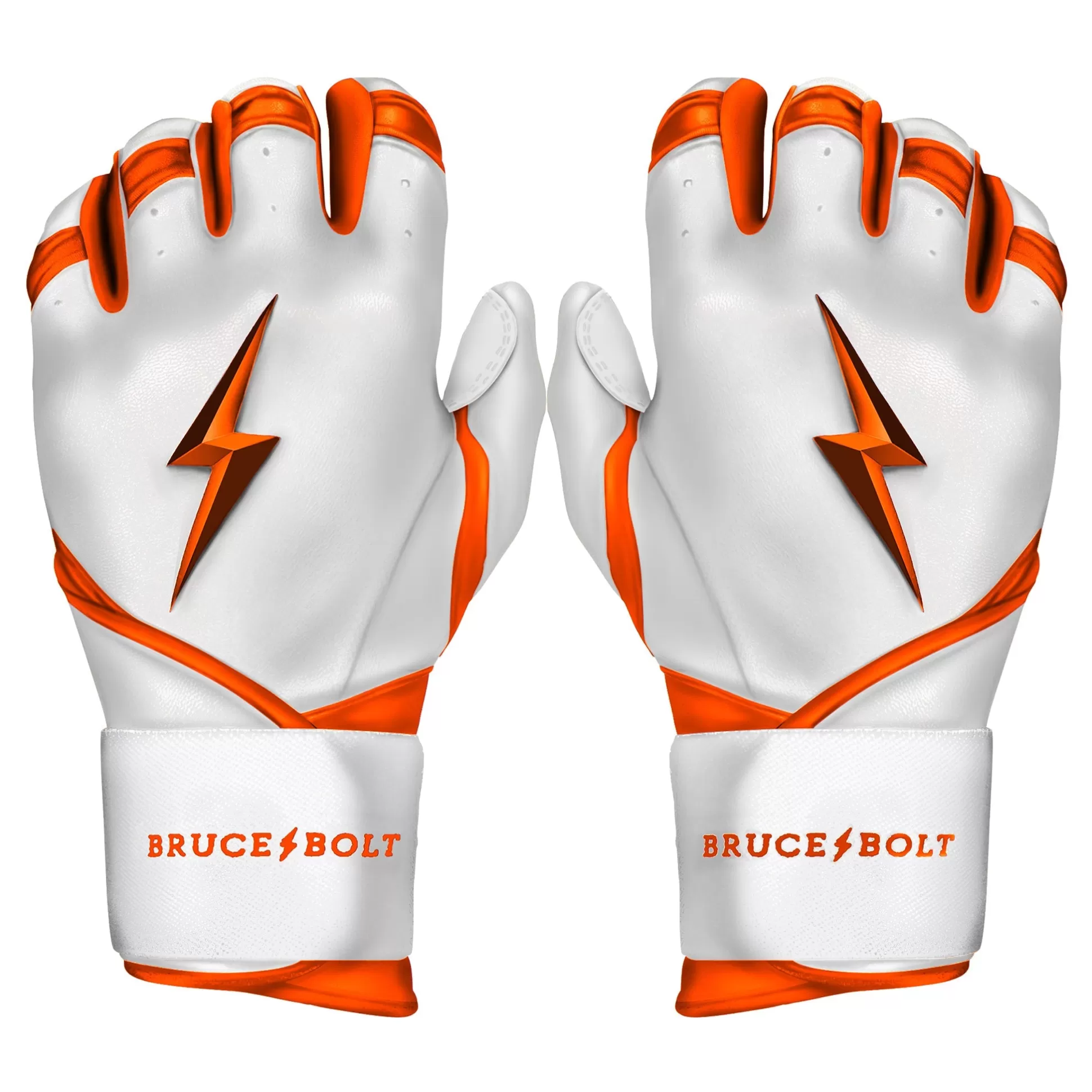 BRUCE BOLT Batting Gloves | Chrome Series Long Cuff Batting Gloves