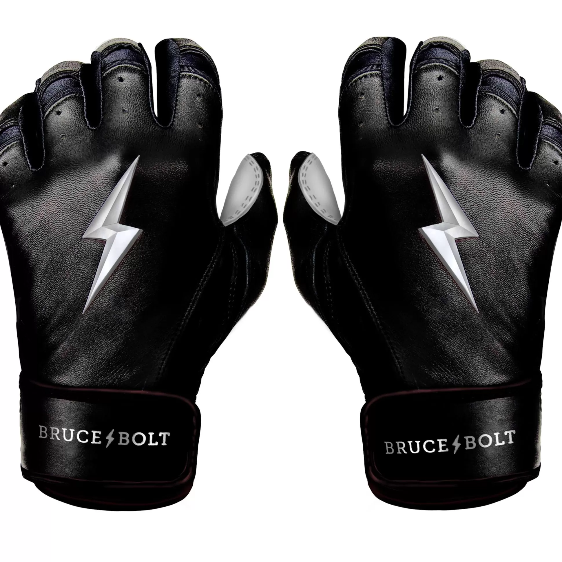 BRUCE BOLT Batting Gloves | Chrome Series Short Cuff Batting Gloves