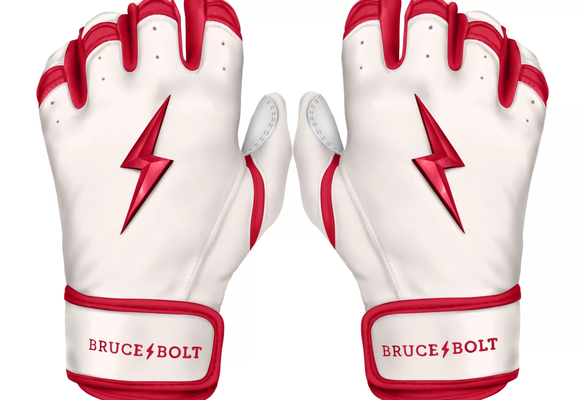 BRUCE BOLT Batting Gloves | Chrome Series Short Cuff Batting Gloves