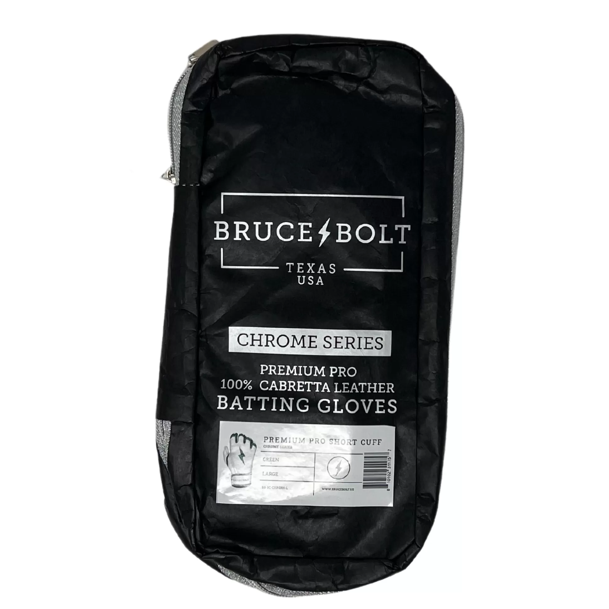 BRUCE BOLT Chrome Series | Chrome Series Short Cuff Batting Gloves