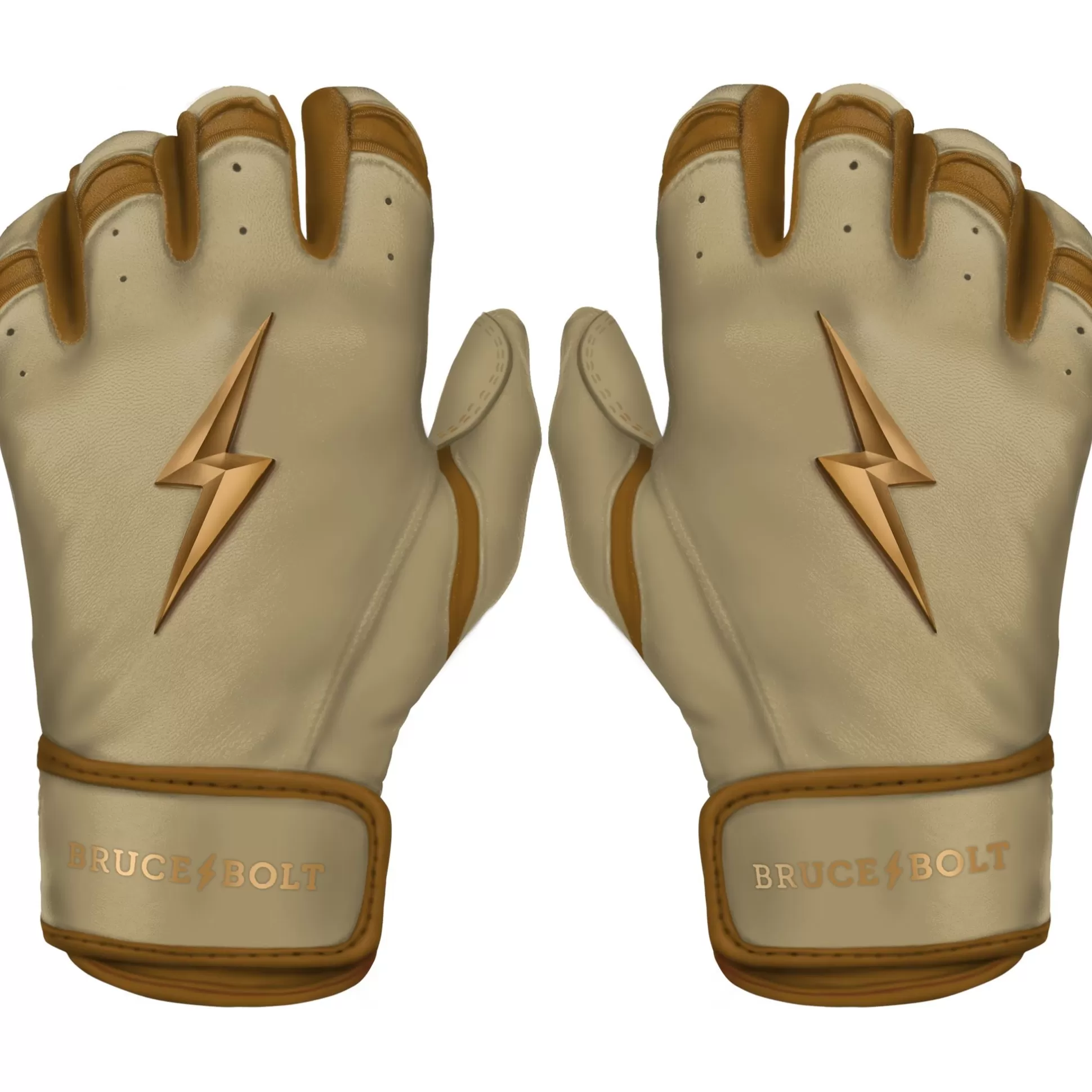 BRUCE BOLT Gold Series | Gold Series Short Cuff Batting Gloves