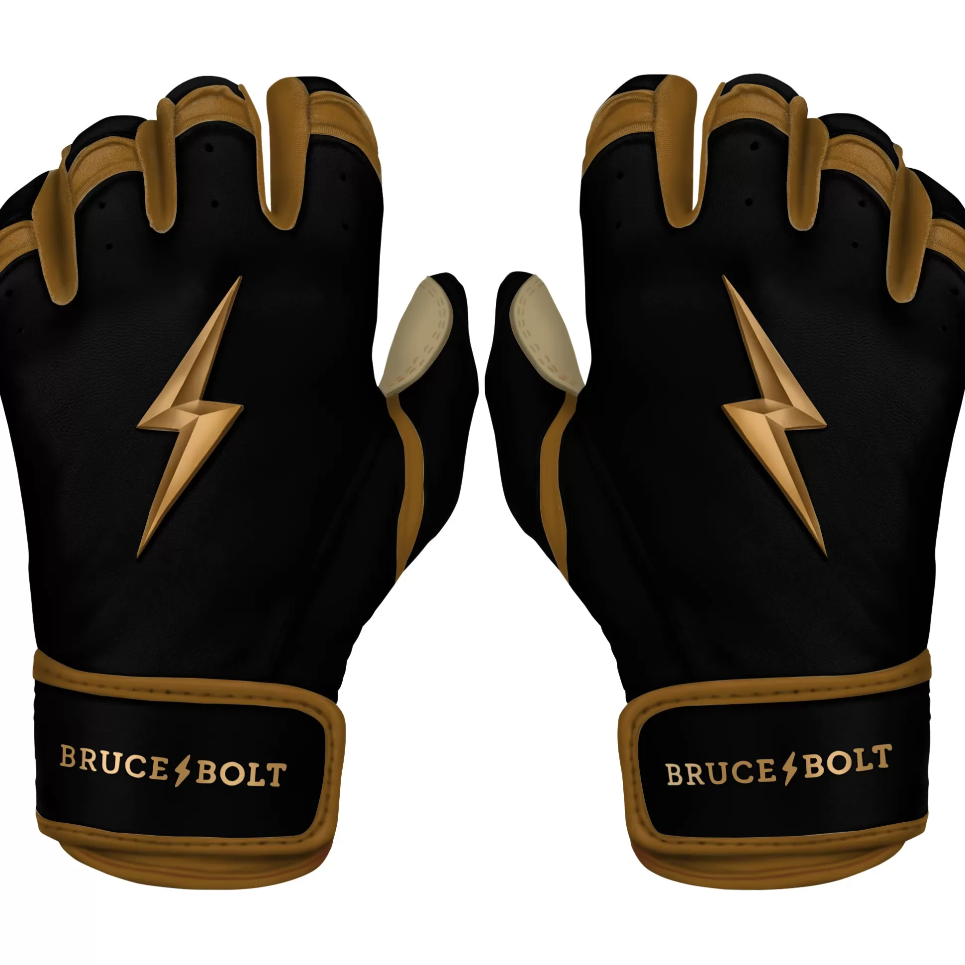 BRUCE BOLT Gold Series | Gold Series Short Cuff Batting Gloves