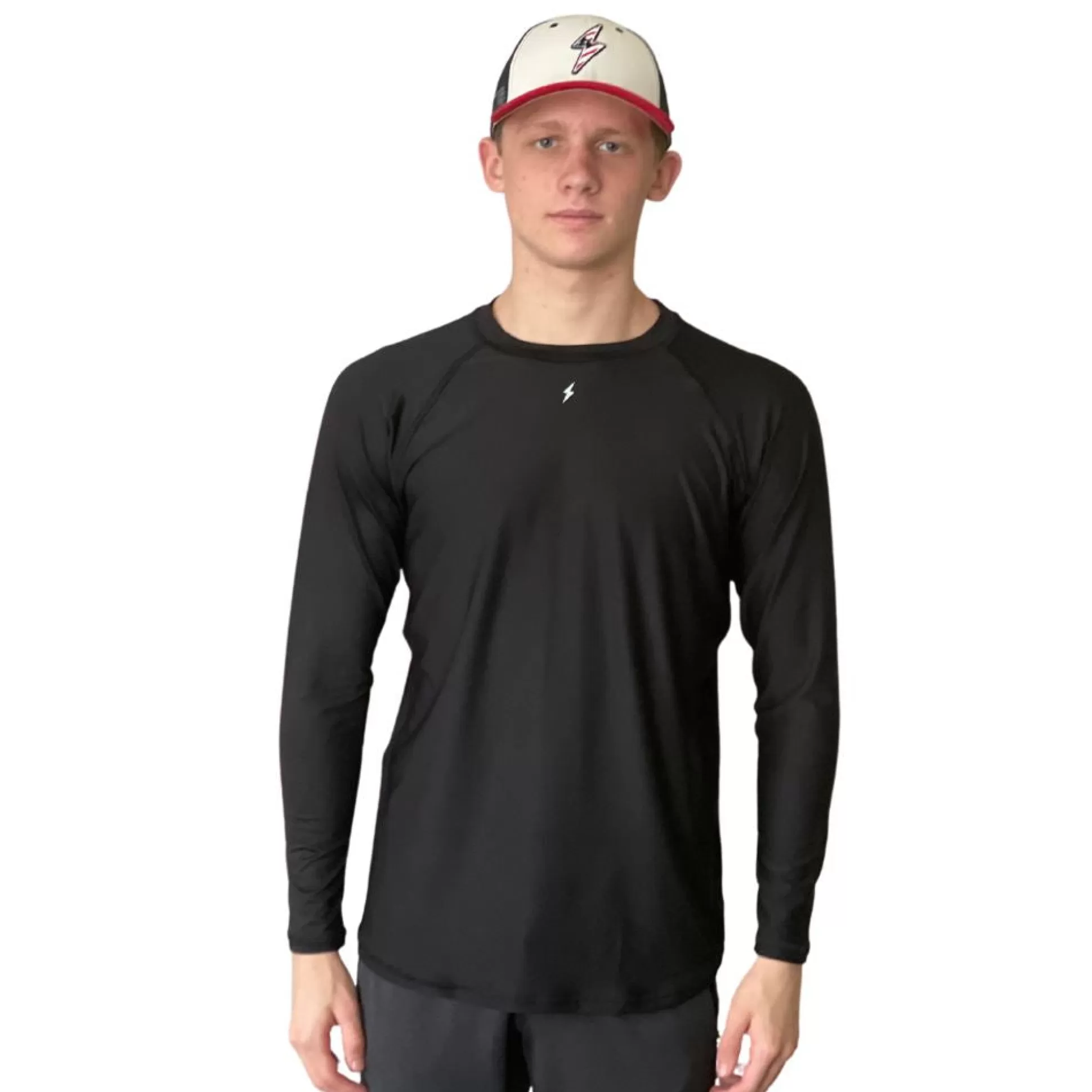 BRUCE BOLT Performance Tees | Long Sleeve Performance T-Shirt With Reflective Bolt