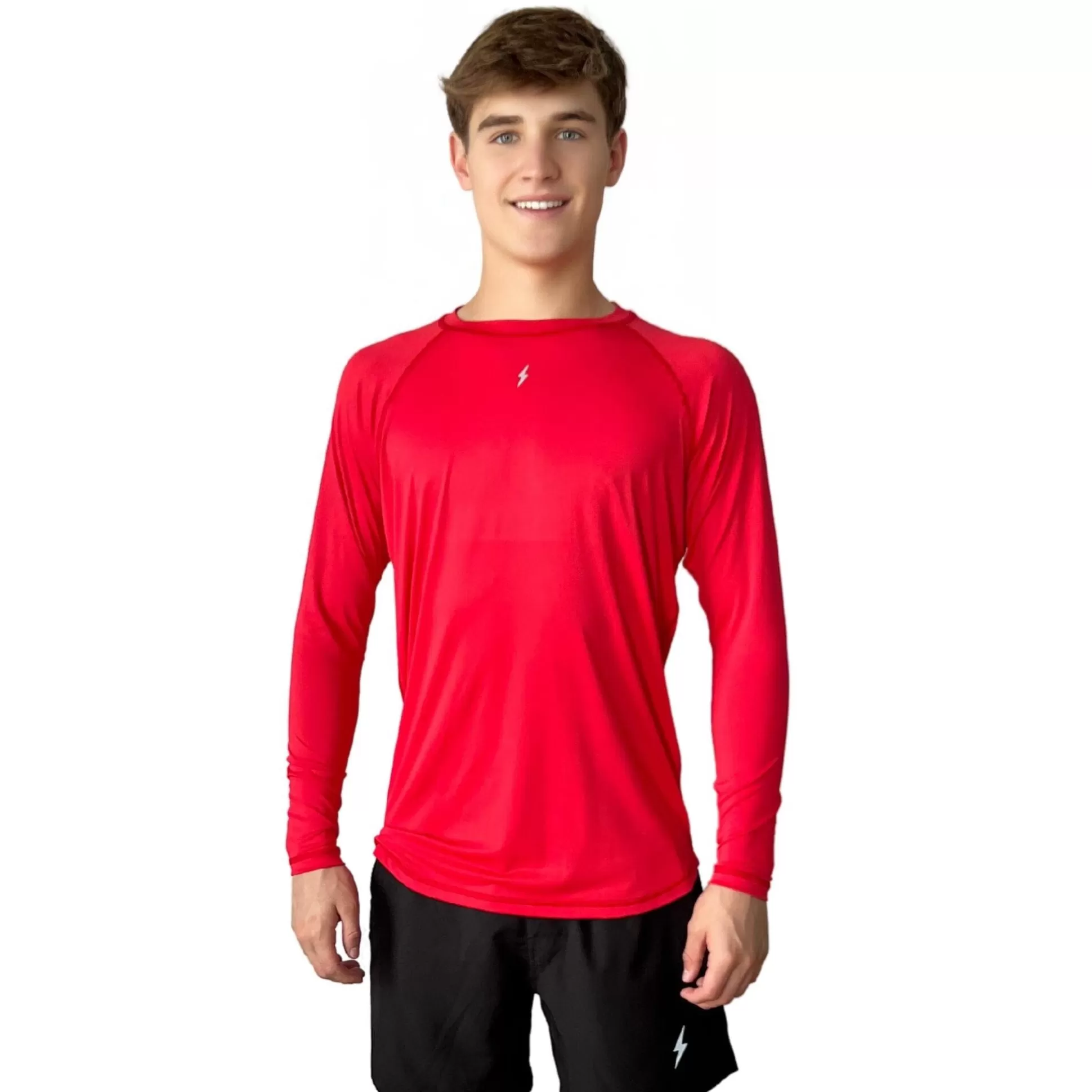 BRUCE BOLT Performance Tees | Long Sleeve Performance T-Shirt With Reflective Bolt