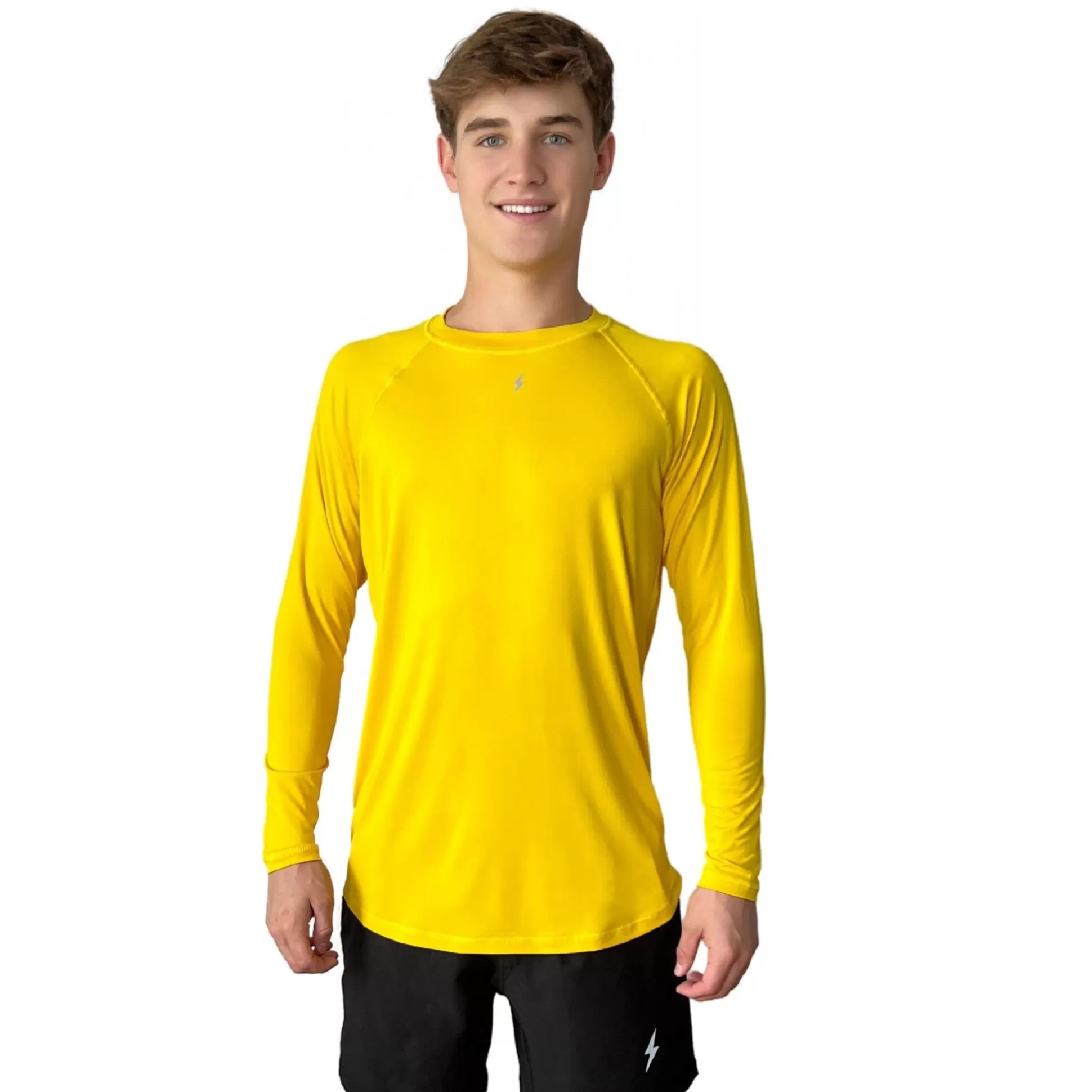 BRUCE BOLT Performance Tees | Long Sleeve Performance T-Shirt With Reflective Bolt