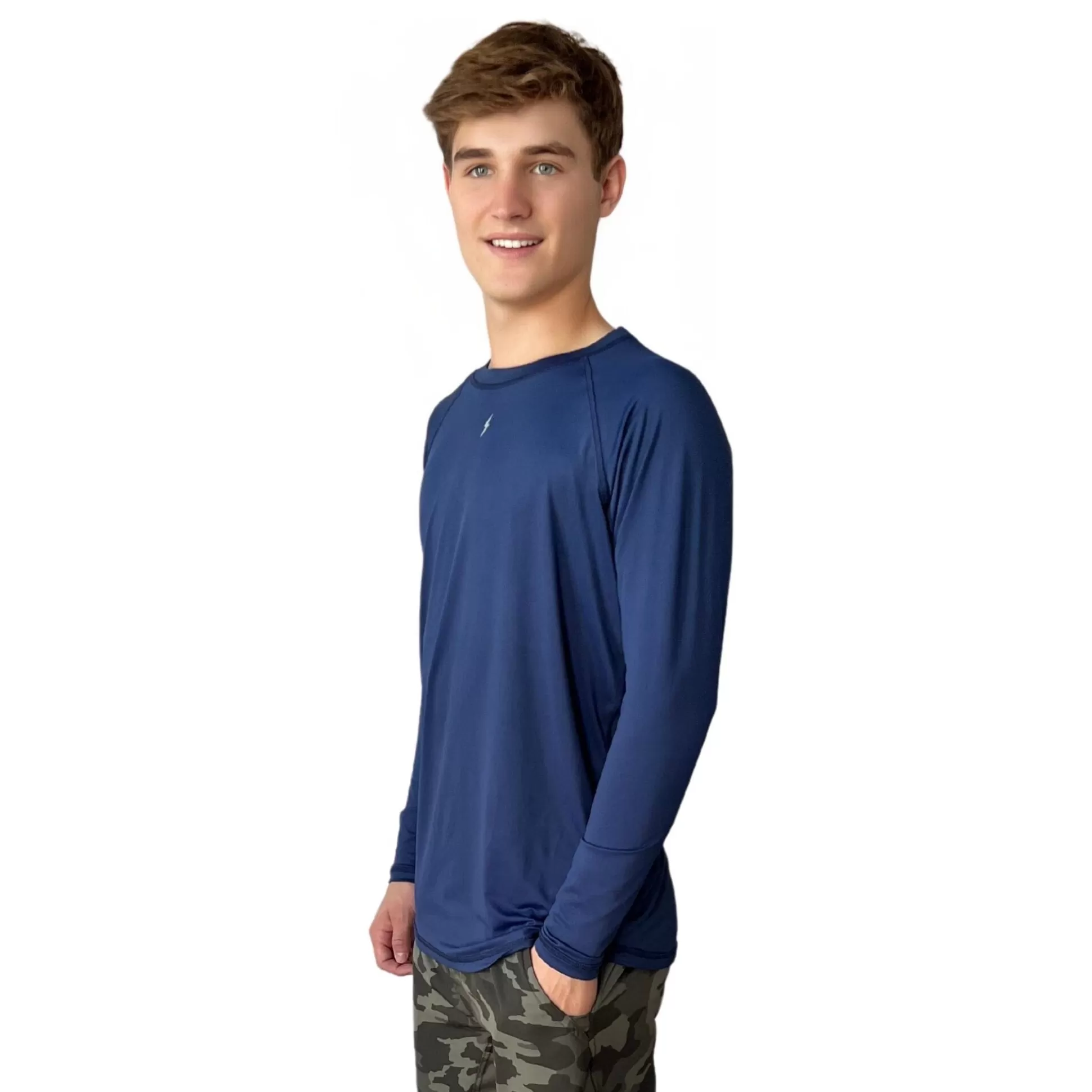 BRUCE BOLT Performance | Long Sleeve Performance T-Shirt With Reflective Bolt