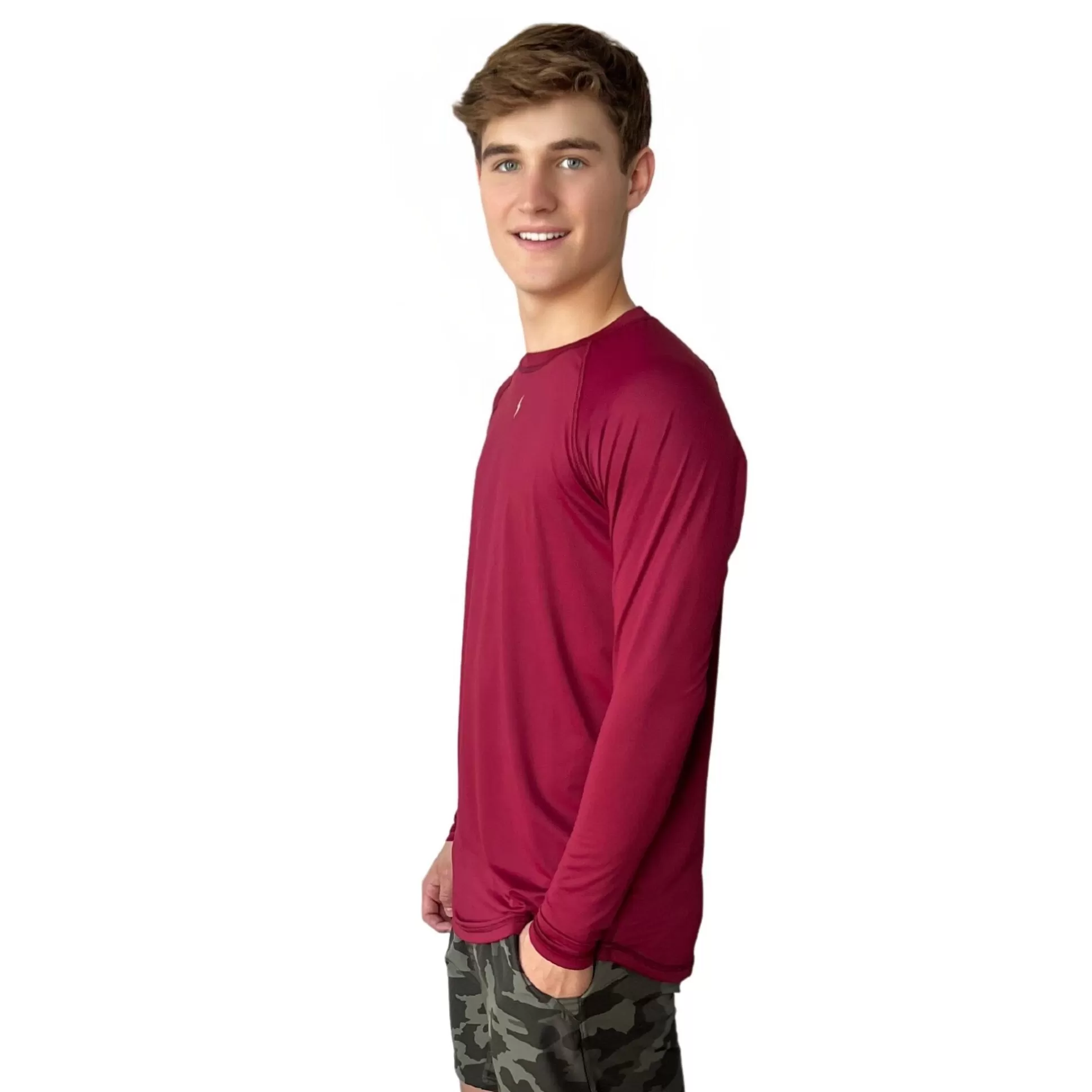 BRUCE BOLT Performance | Long Sleeve Performance T-Shirt With Reflective Bolt