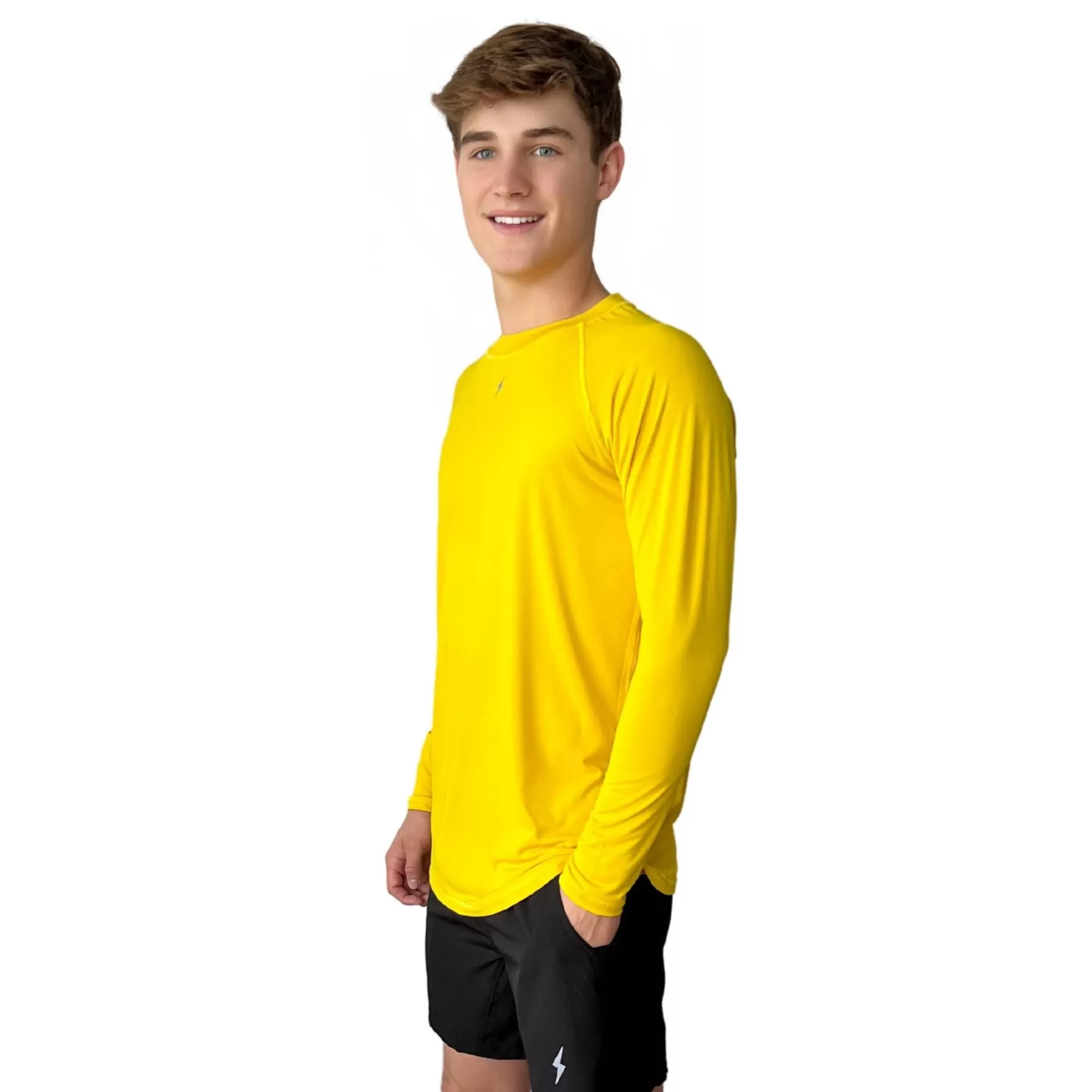 BRUCE BOLT Performance Tees | Long Sleeve Performance T-Shirt With Reflective Bolt