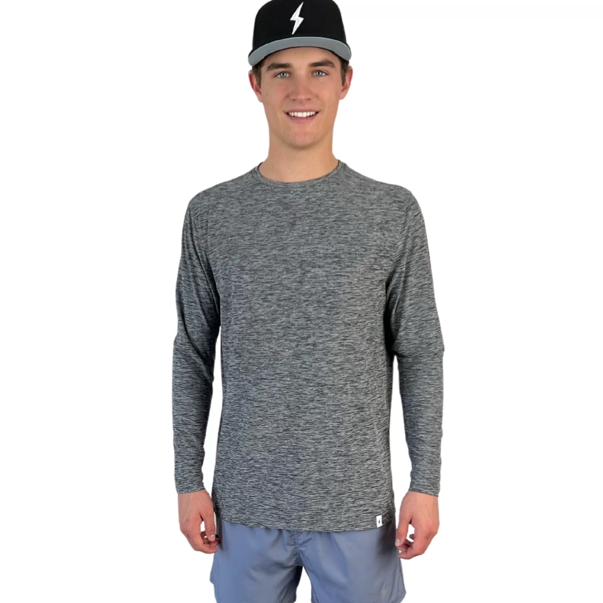 BRUCE BOLT Lifestyle | Long Sleeve Supersoft Grey Tshirt