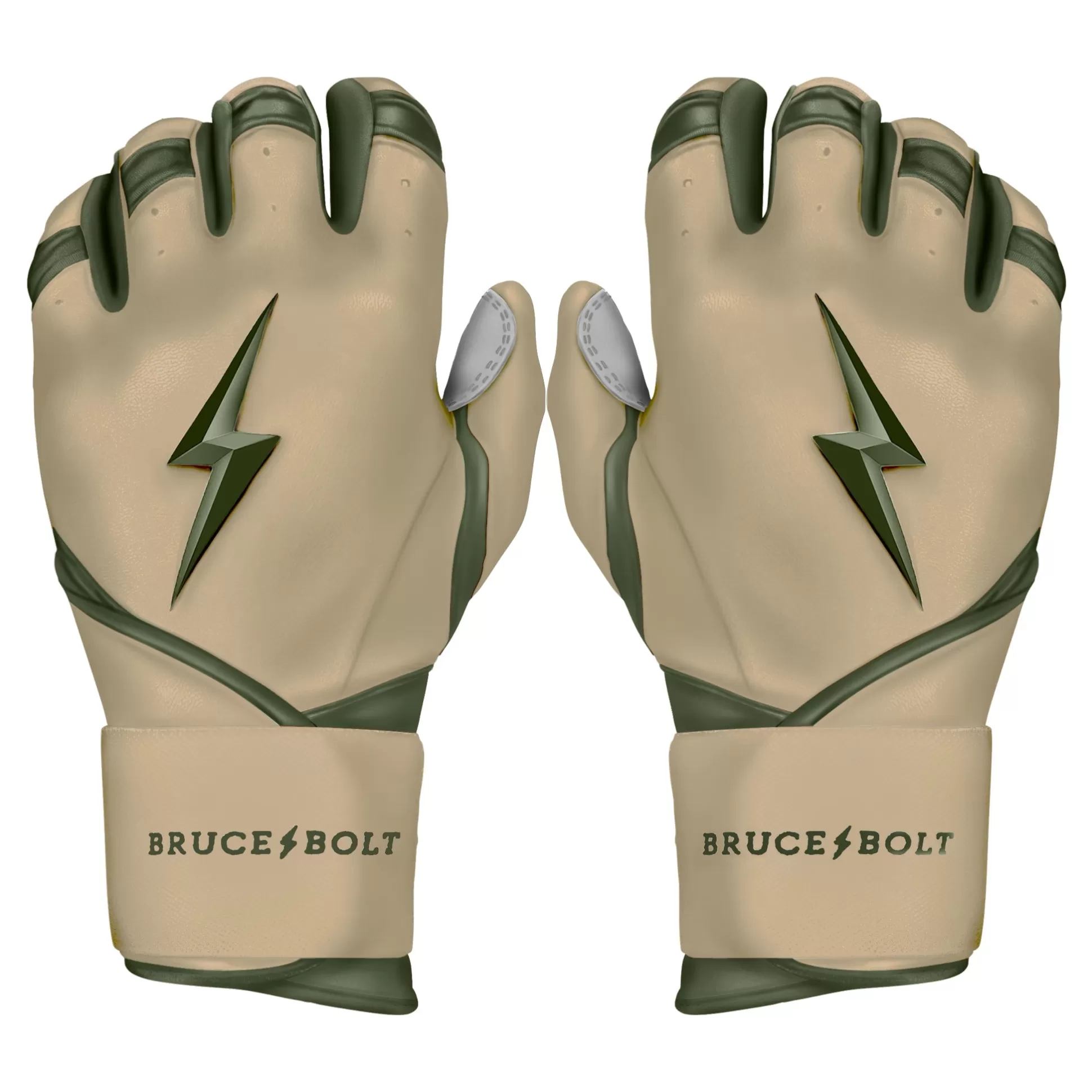 BRUCE BOLT Batting Gloves | Military Series Long Cuff Batting Gloves