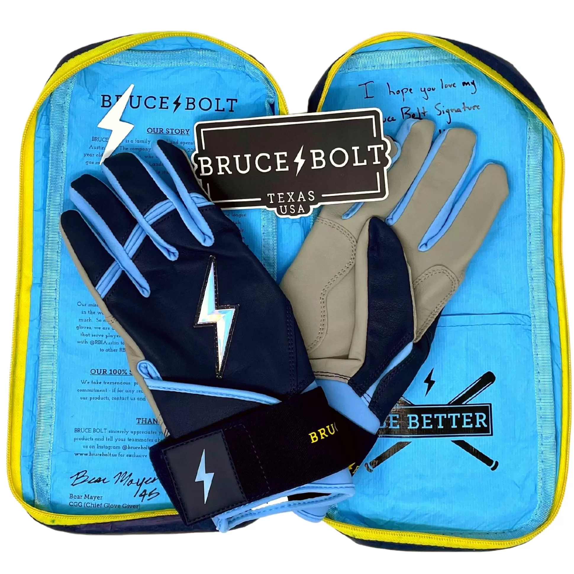 BRUCE BOLT Batting Gloves | Phillips Series Long Cuff Batting Gloves