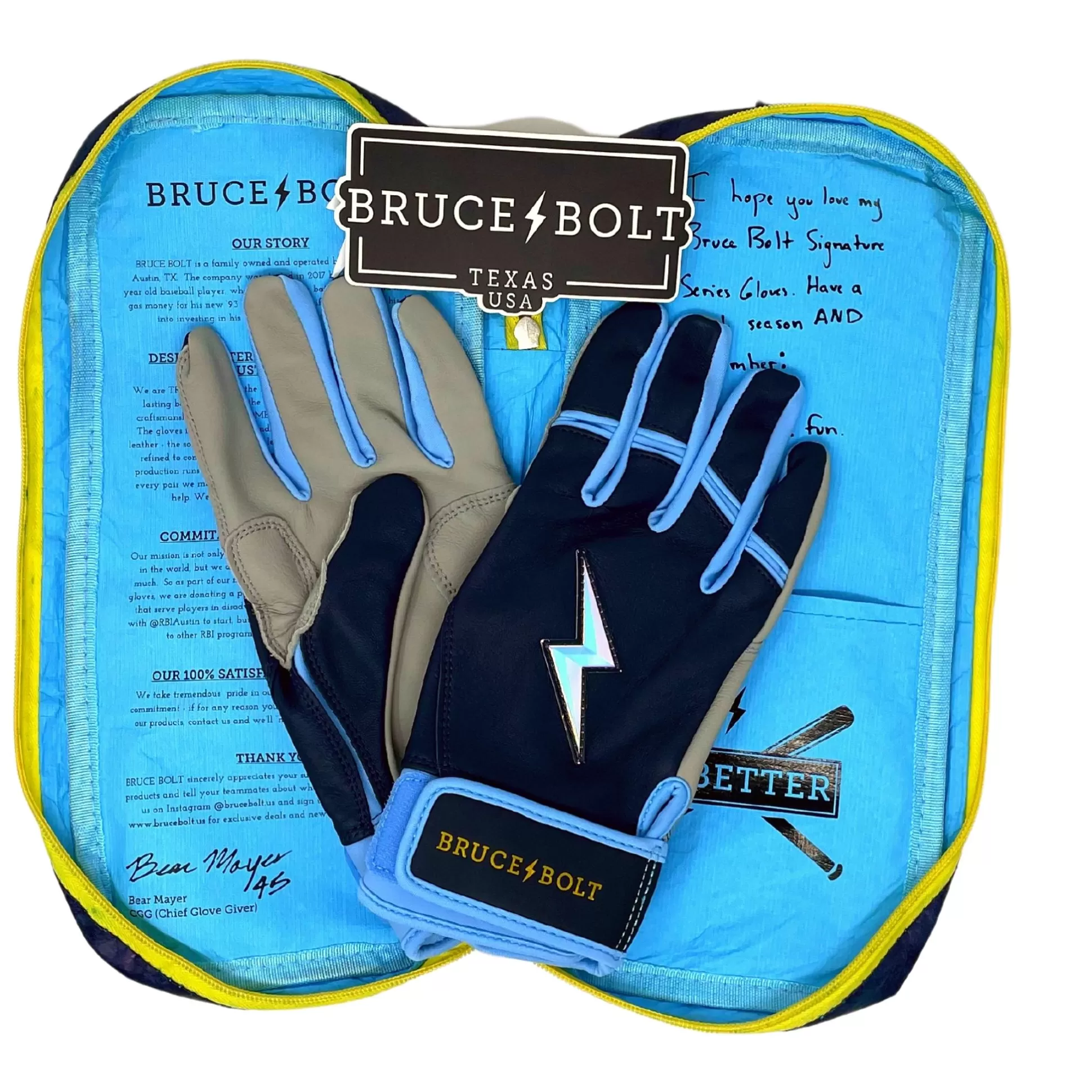 BRUCE BOLT Batting Gloves | Phillips Series Short Cuff Batting Gloves