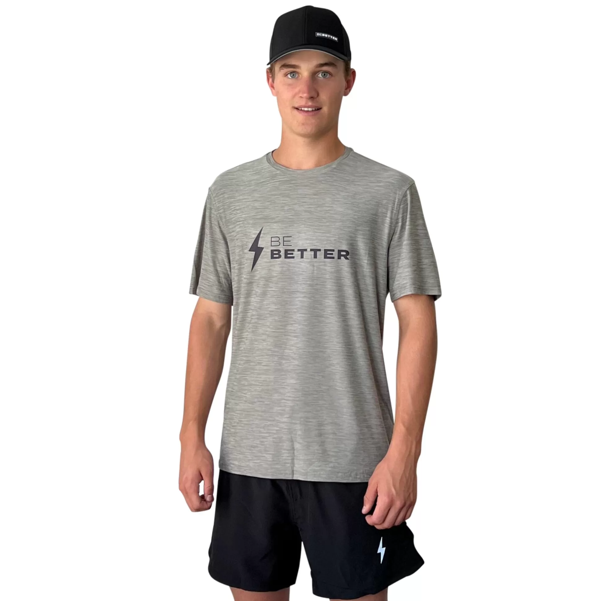 BRUCE BOLT Lifestyle | Short Sleeve "Be Better" Supersoft Grey Tshirt