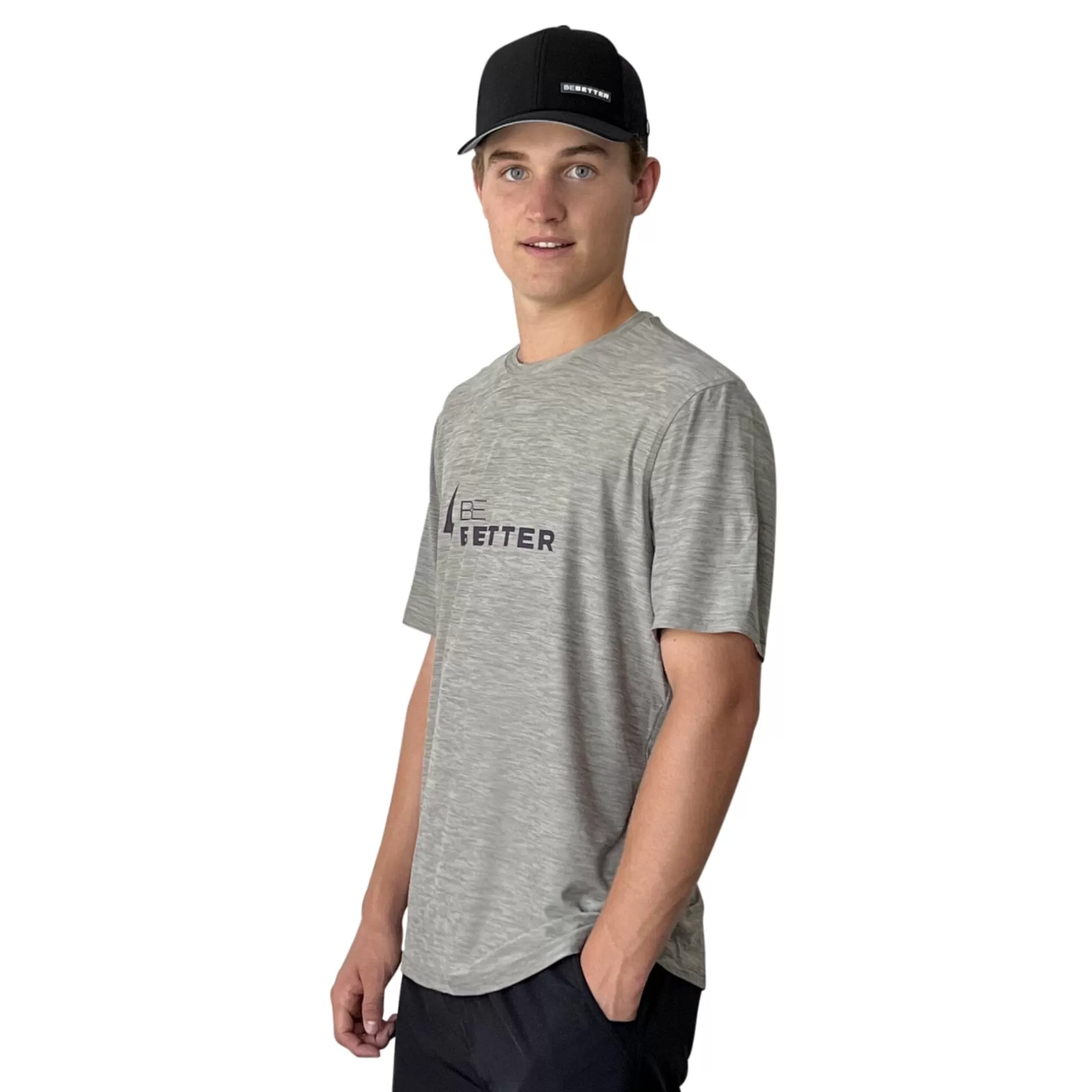 BRUCE BOLT Premium Tees | Short Sleeve "Be Better" Supersoft Grey Tshirt