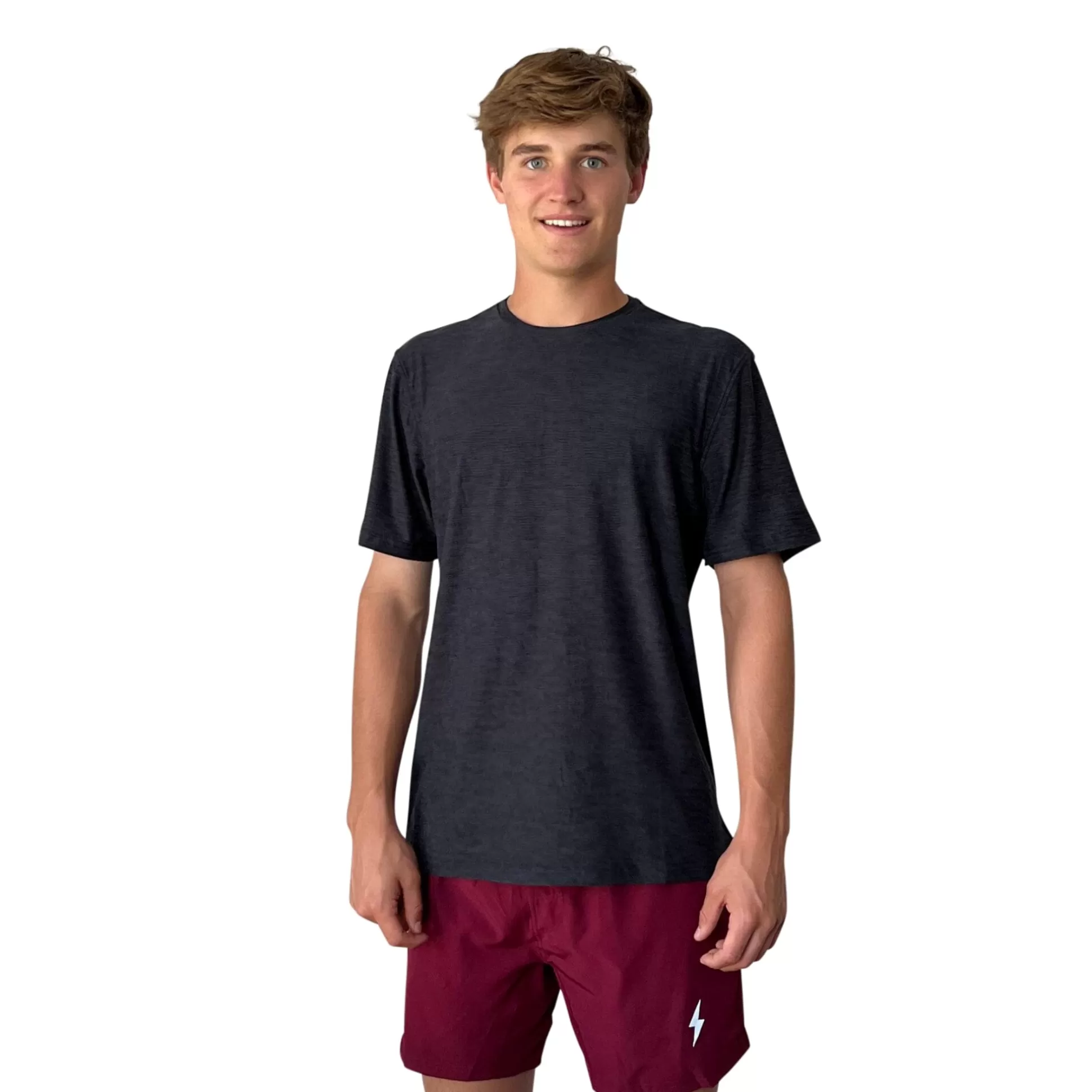 BRUCE BOLT Lifestyle | Short Sleeve Supersoft Charcoal Tshirt