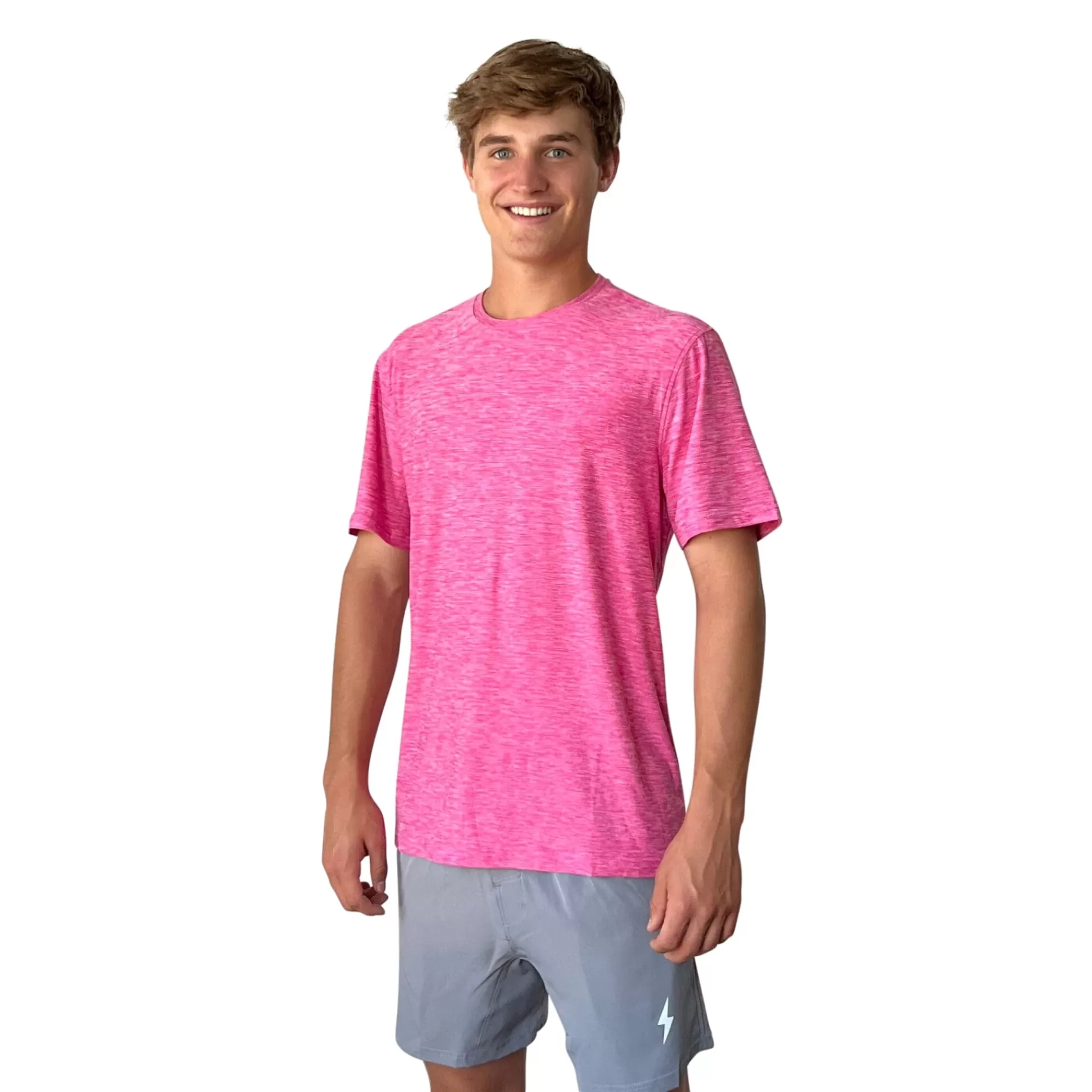 BRUCE BOLT Premium Tees | Short Sleeve Supersoft Pink Tshirt