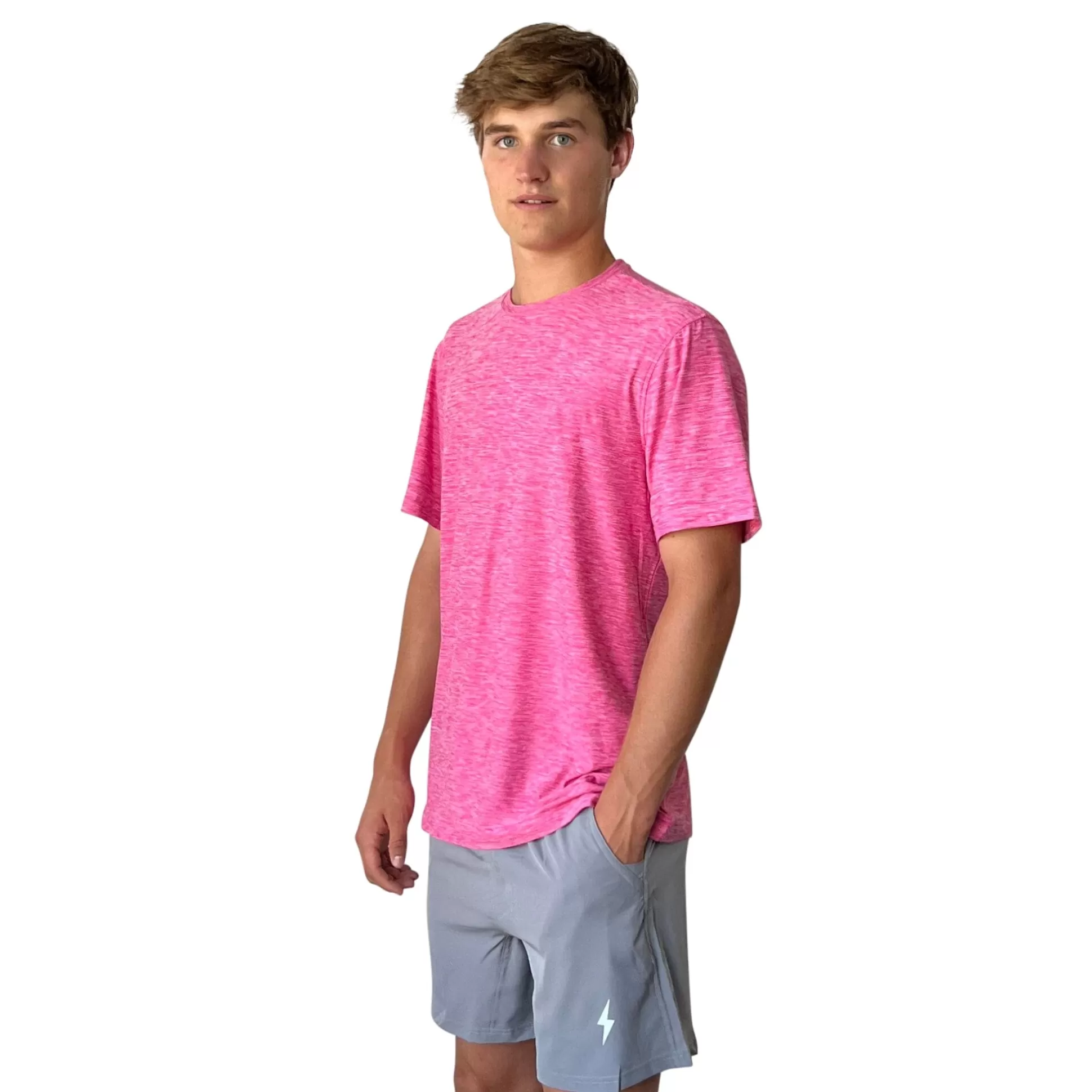 BRUCE BOLT Premium Tees | Short Sleeve Supersoft Pink Tshirt