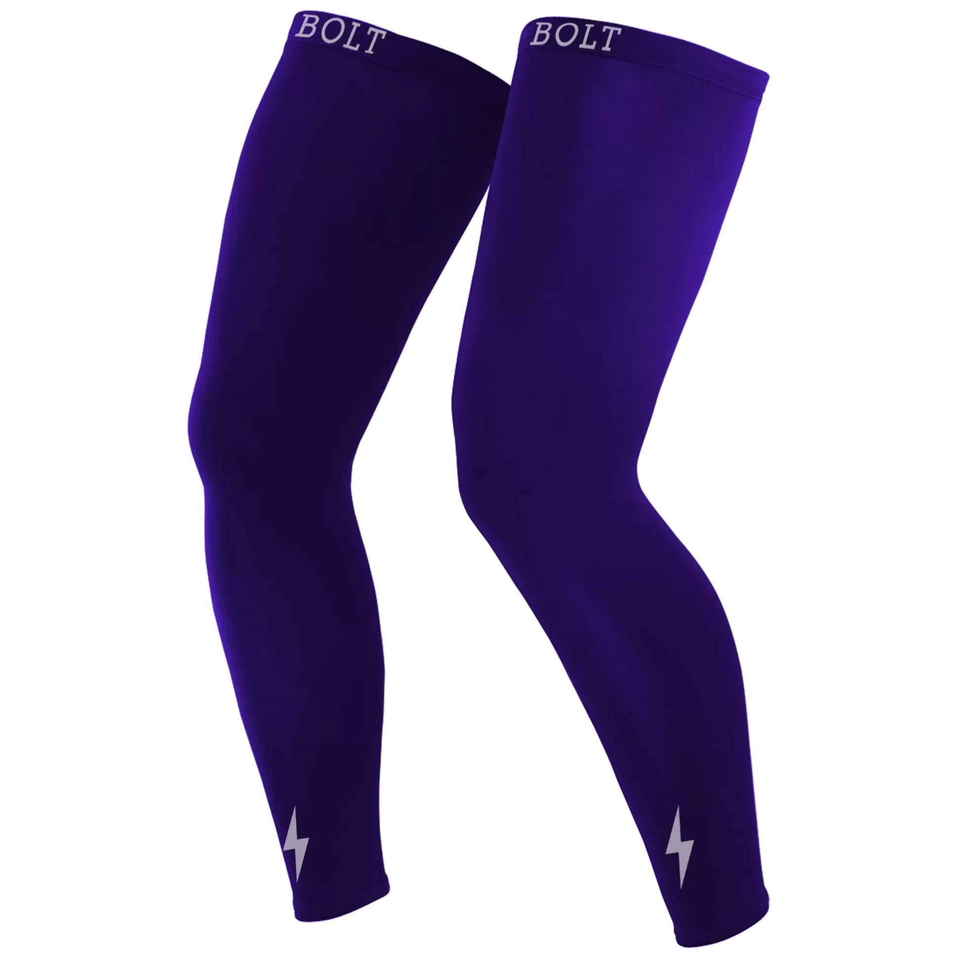 BRUCE BOLT Compression Sleeves | Xtra Long Compression Leg Sleeves (Pair)