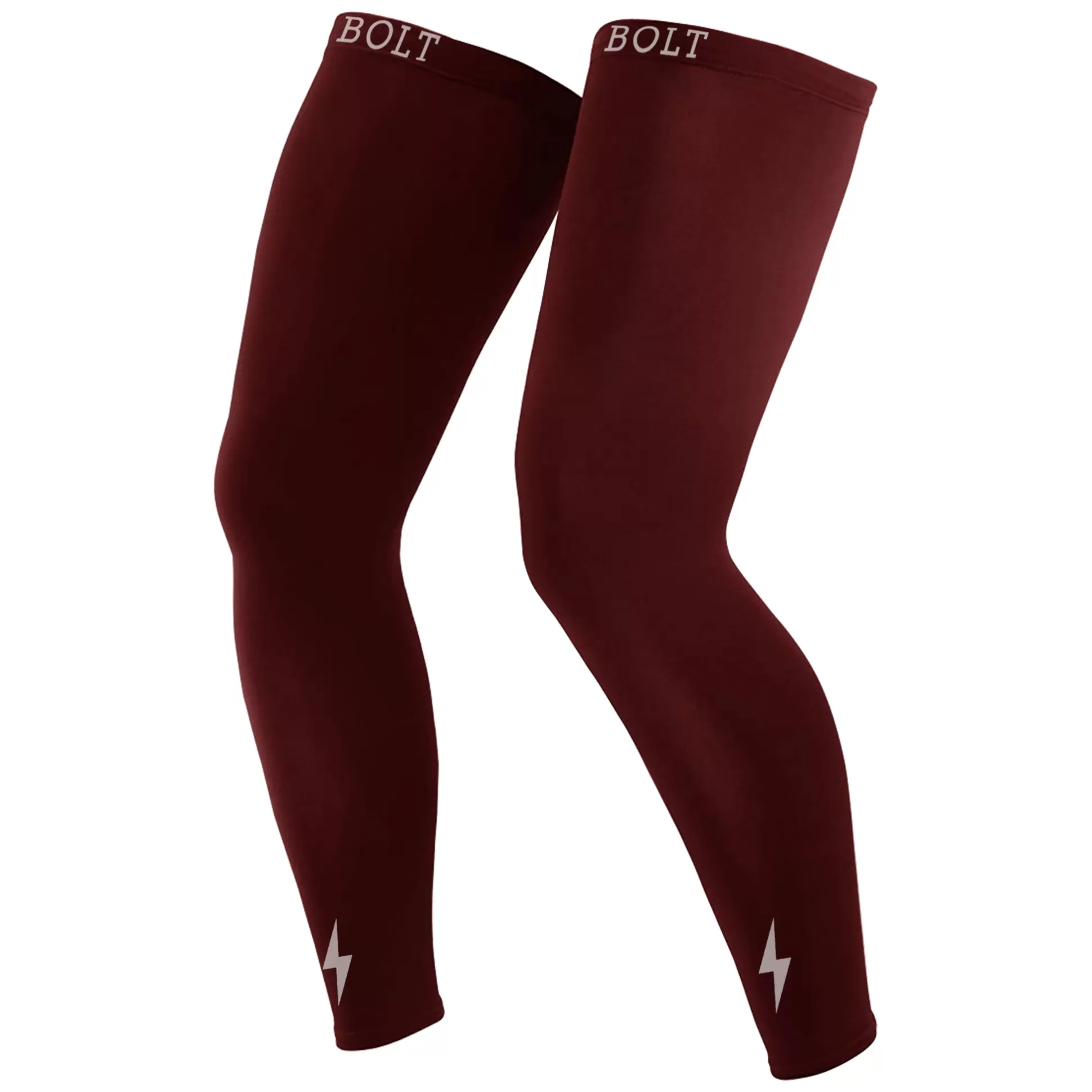 BRUCE BOLT Compression Sleeves | Xtra Long Compression Leg Sleeves (Pair)